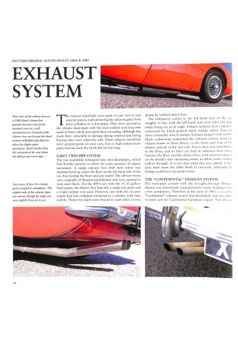 Factory-Original Austin-Healey 100/6 & 3000 Factory-Original Austin-Healey 100/6 & 3000