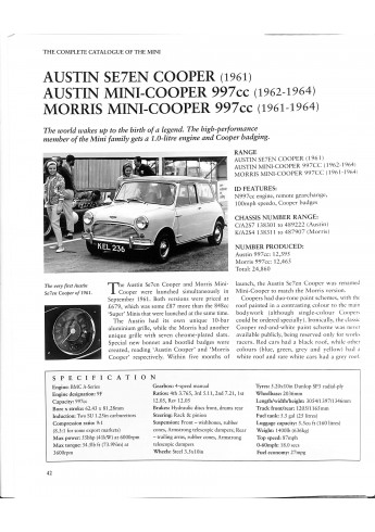 The Complete Catalogue of the Mini The Complete Catalogue of the Mini