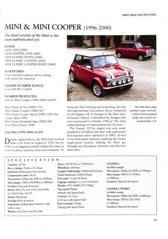 The Complete Catalogue of the Mini The Complete Catalogue of the Mini