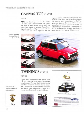 The Complete Catalogue of the Mini The Complete Catalogue of the Mini
