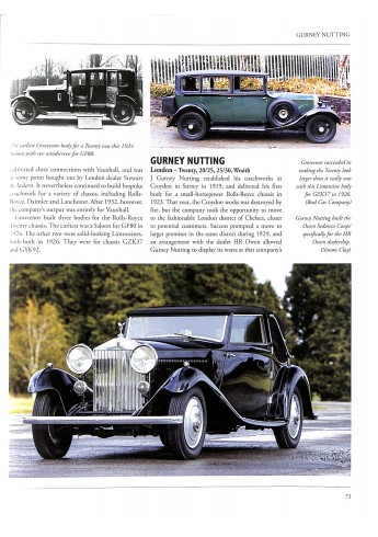 Rolls-Royce Twenty, 20/25, 25/30 & Wraith Rolls-Royce Twenty, 20/25, 25/30 & Wraith