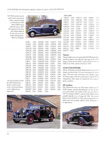 Rolls-Royce Twenty, 20/25, 25/30 & Wraith Rolls-Royce Twenty, 20/25, 25/30 & Wraith