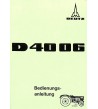 D64 - Bedienungsanleitung Deutz D4006