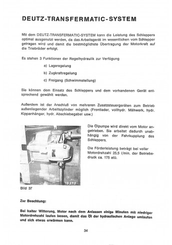 D64 - Bedienungsanleitung Deutz D4006