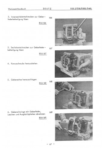 P40 - Werkstatthandbuch Porsche-Diesel, Deutz-Getriebe Typ T25, Regelhydraulik voor de Porsche Diesel 238-219-329-339