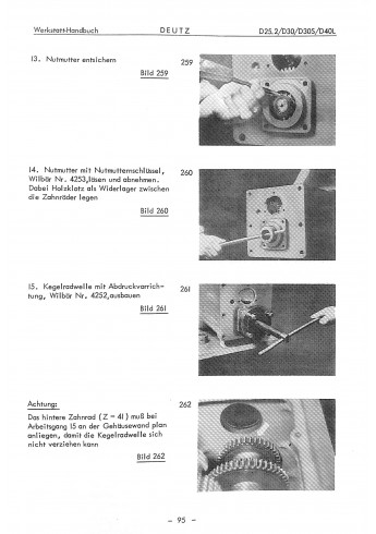 P40 - Werkstatthandbuch Porsche-Diesel, Deutz-Getriebe Typ T25, Regelhydraulik voor de Porsche Diesel 238-219-329-339