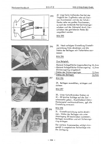 P40 - Werkstatthandbuch Porsche-Diesel, Deutz-Getriebe Typ T25, Regelhydraulik voor de Porsche Diesel 238-219-329-339