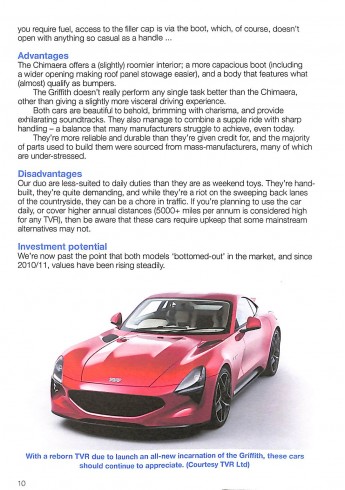 TVR Chimaera and Griffith