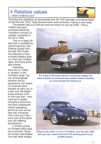 TVR Chimaera and Griffith