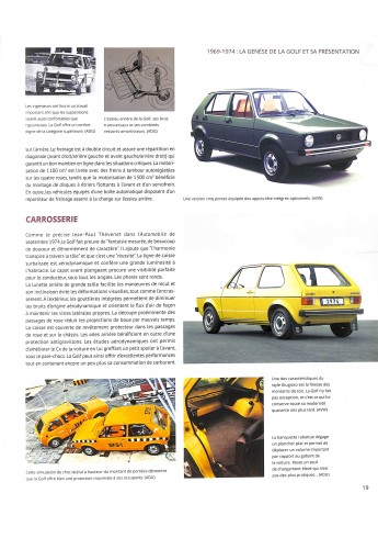 VW Golf, série 1 et dérivés