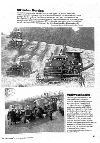 DDR-Schlepper Meilensteine