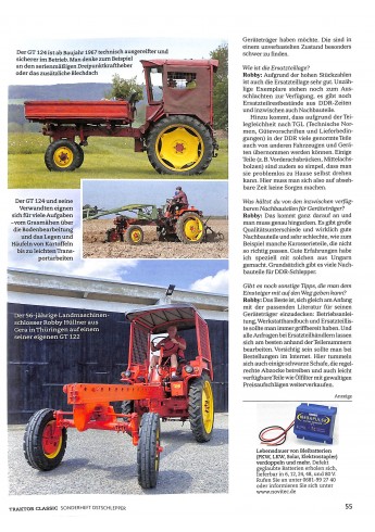 DDR-Schlepper Meilensteine