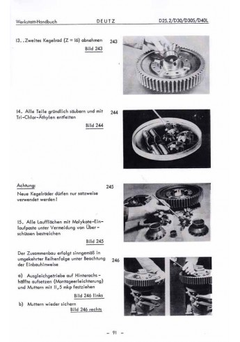 P40 - Werkstatthandbuch Porsche-Diesel, Deutz-Getriebe Typ T25, Regelhydraulik voor de Porsche Diesel 238-219-329-339