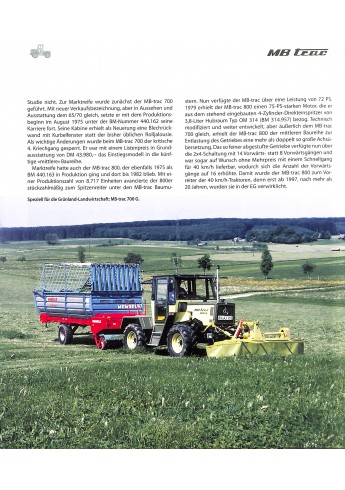MB-TRAC Alle Modelle seit 1973