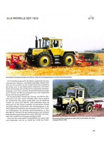 MB-TRAC Alle Modelle seit 1973