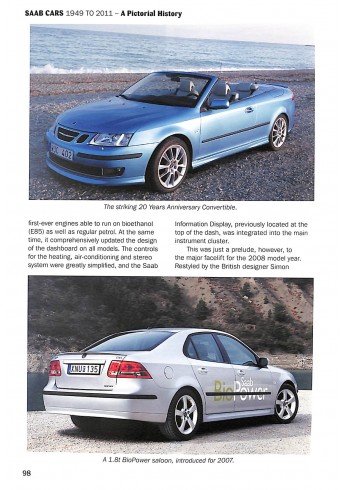 SAAB Cars 1949 to 2011