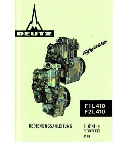 D58 - Bedienungsanleitung Deutz Luftgekühlte Motor