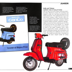 LAMBRETTA JUNIOR - 50, 100, 125. Storia Modelli e documenti/History, models and documents