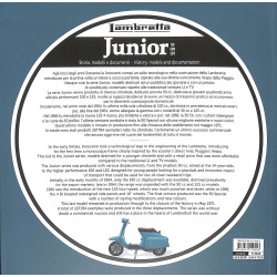 LAMBRETTA JUNIOR - 50, 100, 125. Storia Modelli e documenti/History, models and documents