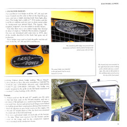 Fabrieksoriginele Land Rover Series I 86-, 88-, 107- en 109-inch modellen