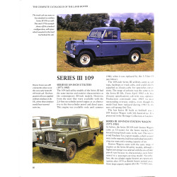 De complete catalogus van de Land Rover