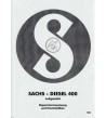 Reparaturanweisung und Ersatzteilliste Sachs Diesel 400 