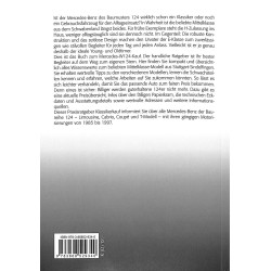 Mercedes Benz W 124 Alle Modelle von 1984-1997 - Limousine, Coupé, Cabrio & T-Modell
