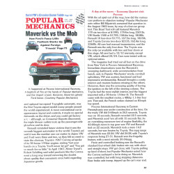 Ford Maverick and Mercury Comet