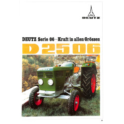 Deutz - Prospekte der 06er Baureihe