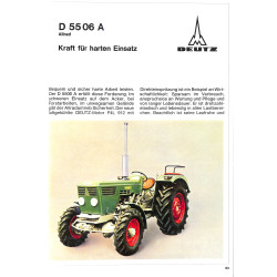 Deutz - Prospekte der 06er Baureihe
