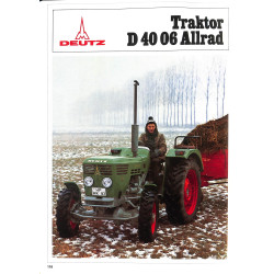 Deutz - Prospekte der 06er Baureihe