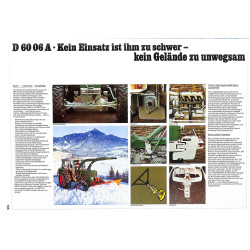 Deutz - Prospekte der 06er Baureihe