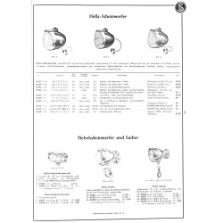 Grosser Ersatzteil-Katalog Motorräder, Roller, Kleinwagen der 50er Jahre
