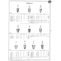 Grosser Ersatzteil-Katalog Motorräder, Roller, Kleinwagen der 50er Jahre
