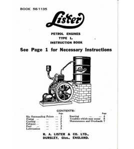 Lister Petrol Engines Type L  Voorkant