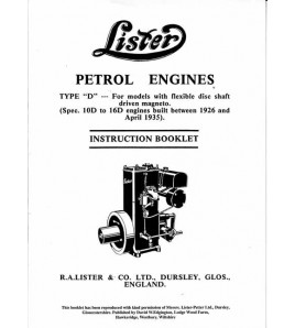Lister Petrol Engines Voorkant