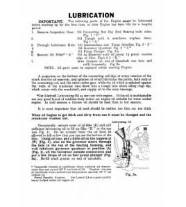 Lister Instruction and Spare Parts Book Voorkant