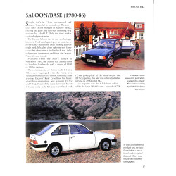 The Complete Catalogue of the Ford Escort Mk3, Mk4, Mk5 & Mk6