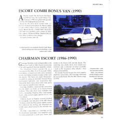 The Complete Catalogue of the Ford Escort Mk3, Mk4, Mk5 & Mk6