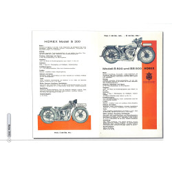 Horex Prospekte 1921-60