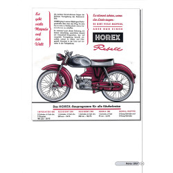 Horex Prospekte 1921-60