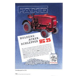 Fahr zwischen Volkstraktor und Holzgasschlepper