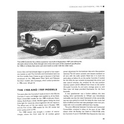 Corniche en Camargue Tweedeursmodellen van Rolls-Royce en Bentley