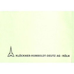 Ersatzteilliste Deutz D4006, onderdelenlijst