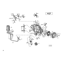 Ersatzteilliste Deutz D4006, onderdelenlijst