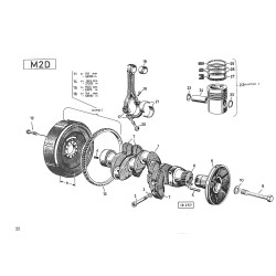 Ersatzteilliste Deutz D4006, onderdelenlijst