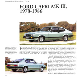Factory-Original Ford Capri MkII & MkIII
