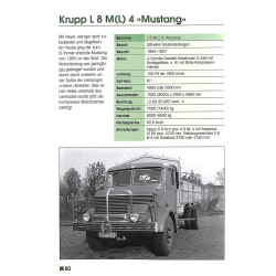 Krupp Typenkompass Lastwagen 1919-1968