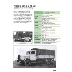 Krupp Typenkompass Lastwagen 1919-1968