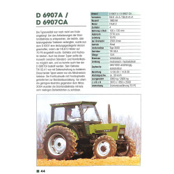 Deutz Typenkompass Traktoren seit 1978